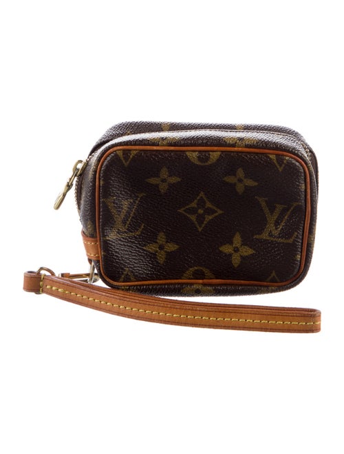 Louis Vuitton LV Monogram Coated Canvas Wristlet