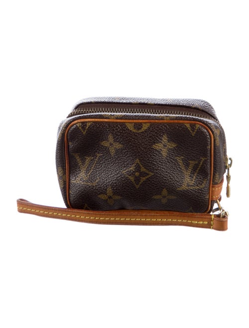 Louis Vuitton LV Monogram Coated Canvas Wristlet