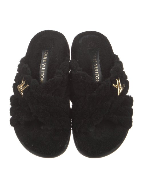 Louis Vuitton Faux Fur Slides