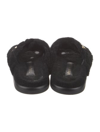 Louis Vuitton Faux Fur Slides