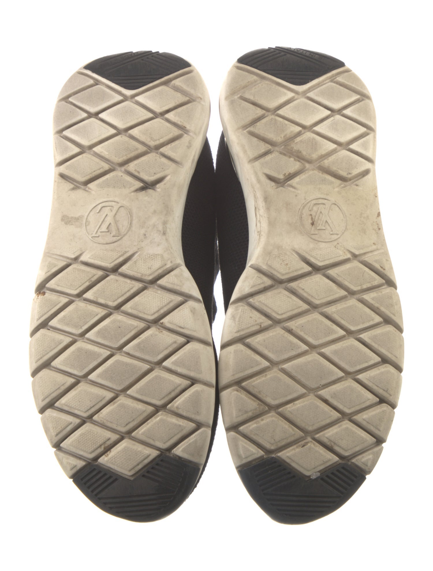 Louis Vuitton LV Monogram Embroidered Accent Sock Sneakers