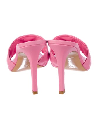 Louis Vuitton Monogram Pattern Leather Slides