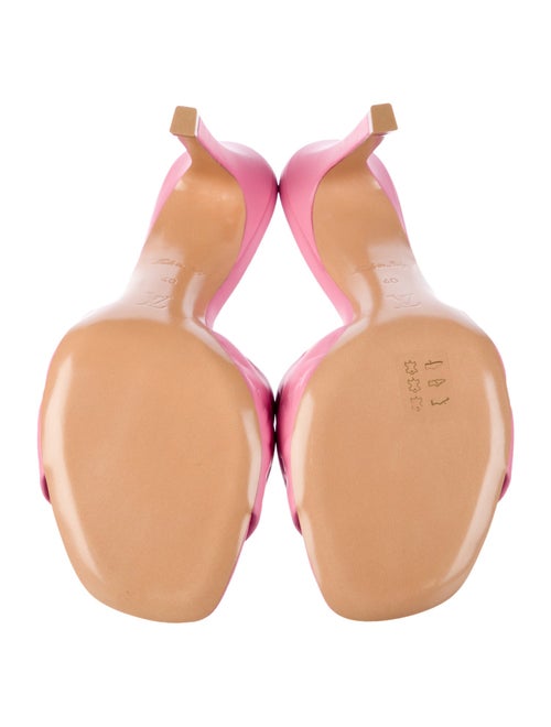 Louis Vuitton Monogram Pattern Leather Slides