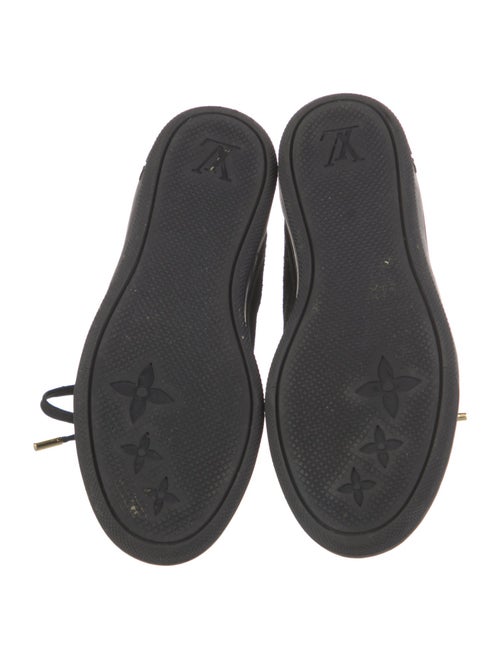 Louis Vuitton LV Monogram Suede Wedge Sneakers