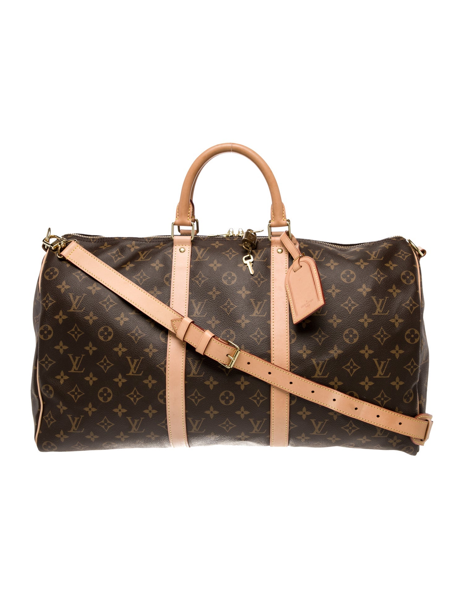 Louis Vuitton Coated Canvas Keepall 50