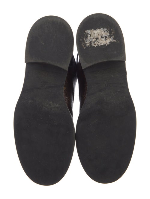 Louis Vuitton Monogram Pattern Combat Boots