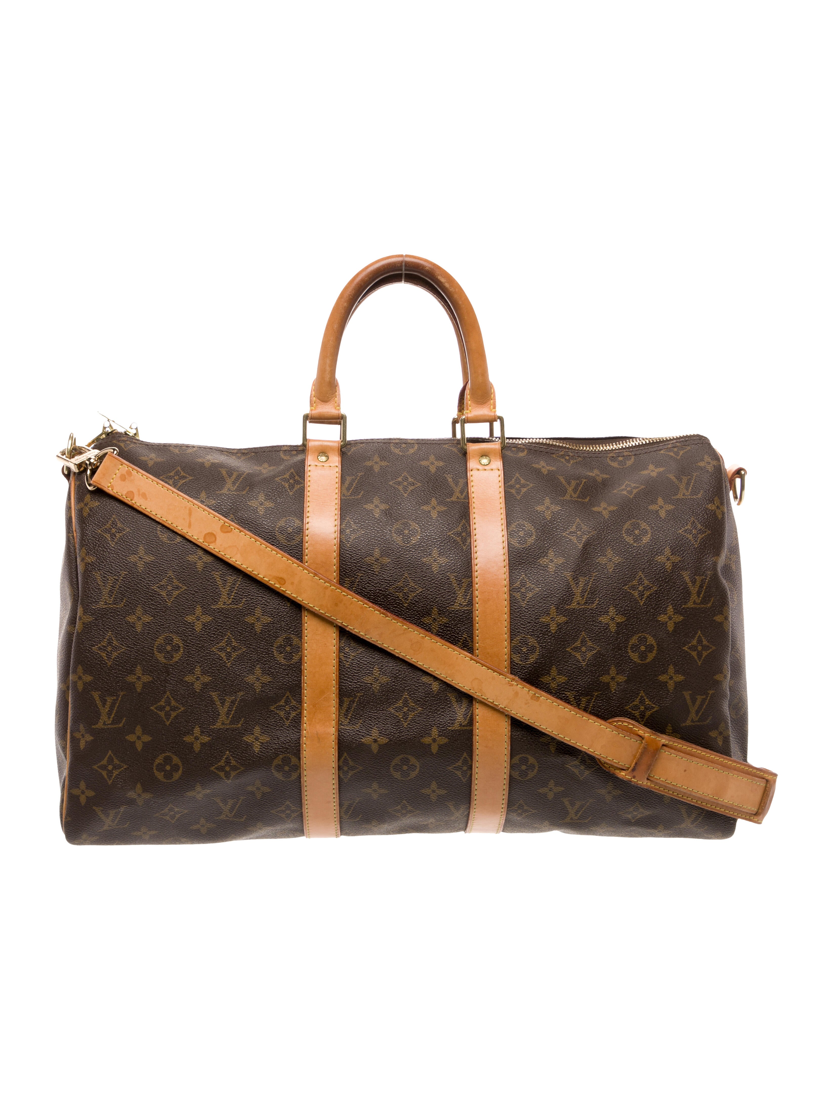 Louis Vuitton LV Monogram Keepall Bandouliere 45 Vintage