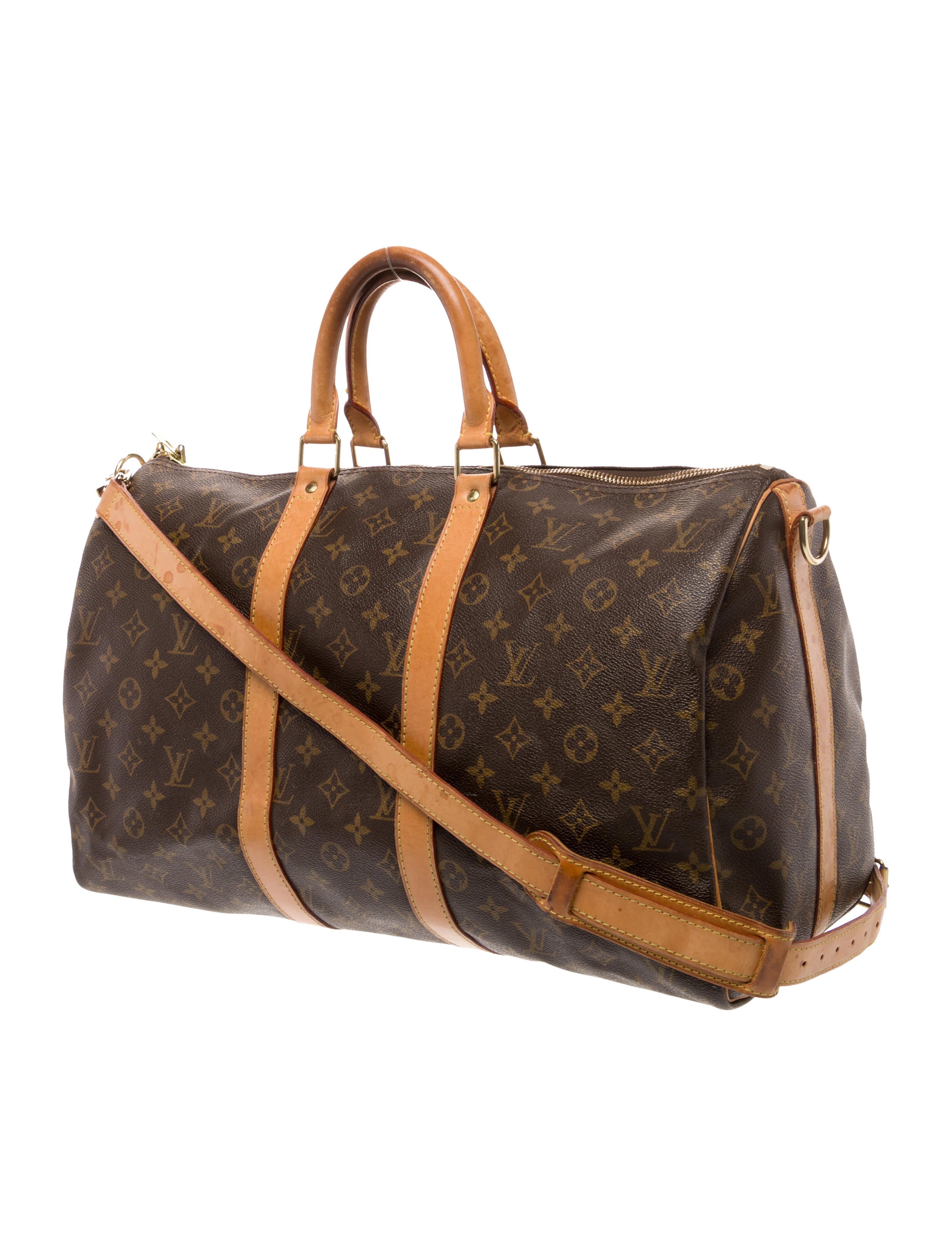 Louis Vuitton LV Monogram Keepall Bandouliere 45 Vintage