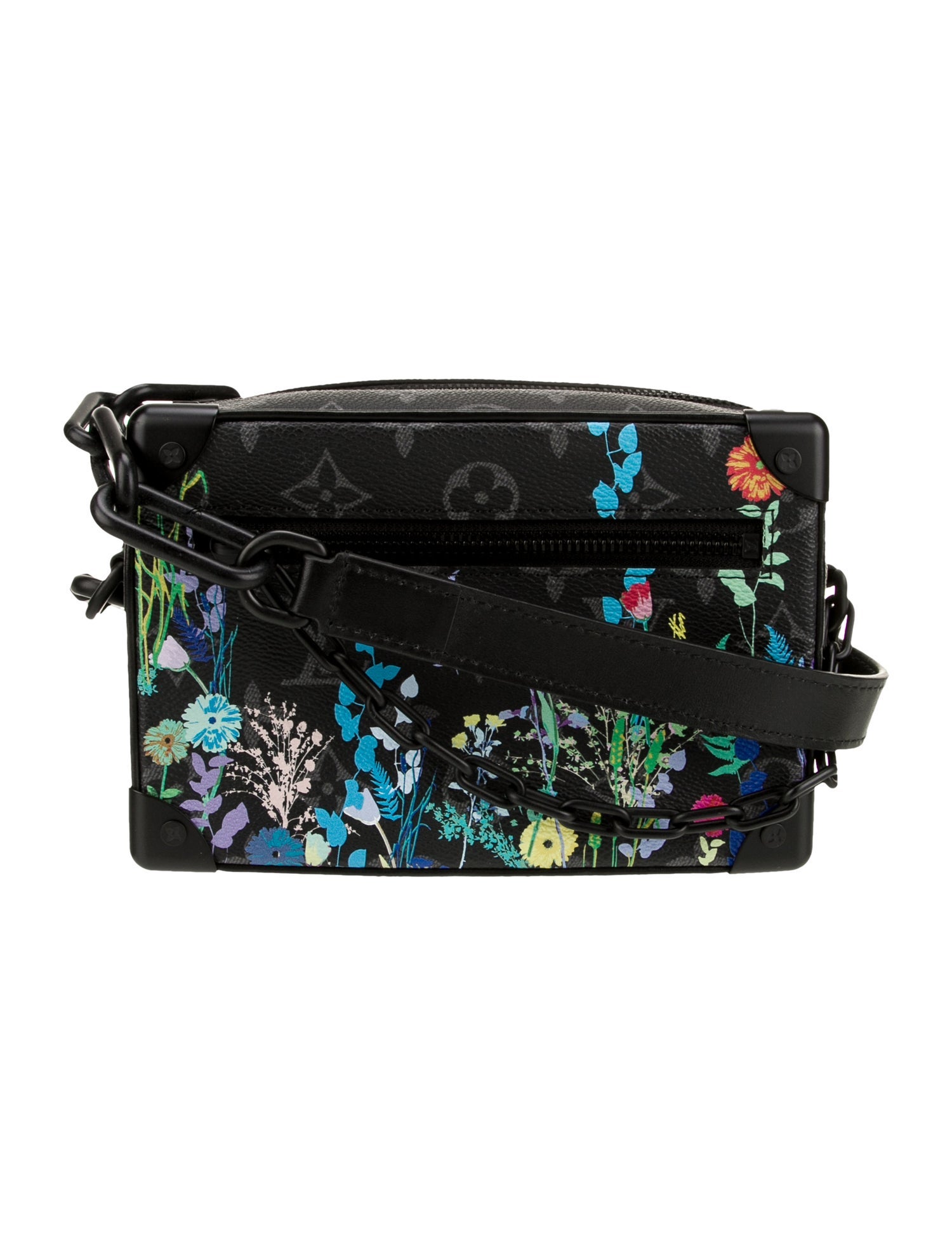 Louis Vuitton Monogram Eclipse Flower Soft Trunk Mini