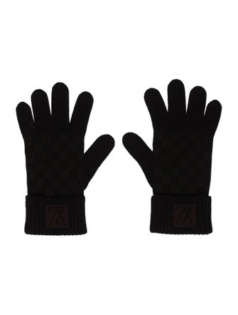 Louis Vuitton Petit Damier Knit Gloves