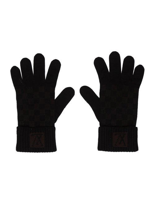 Louis Vuitton Petit Damier Knit Gloves