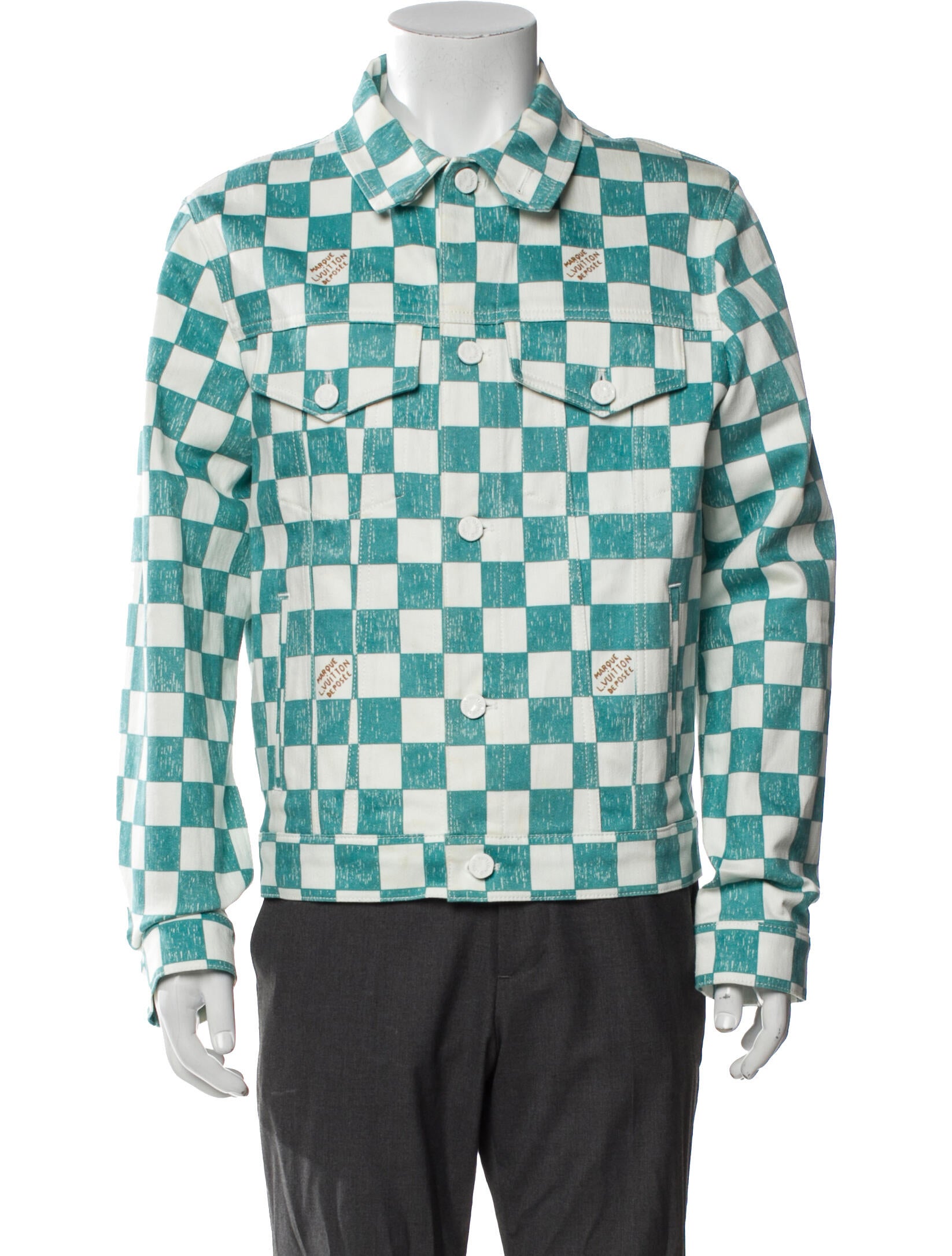 Louis Vuitton 2021 Damier Trucker Jacket