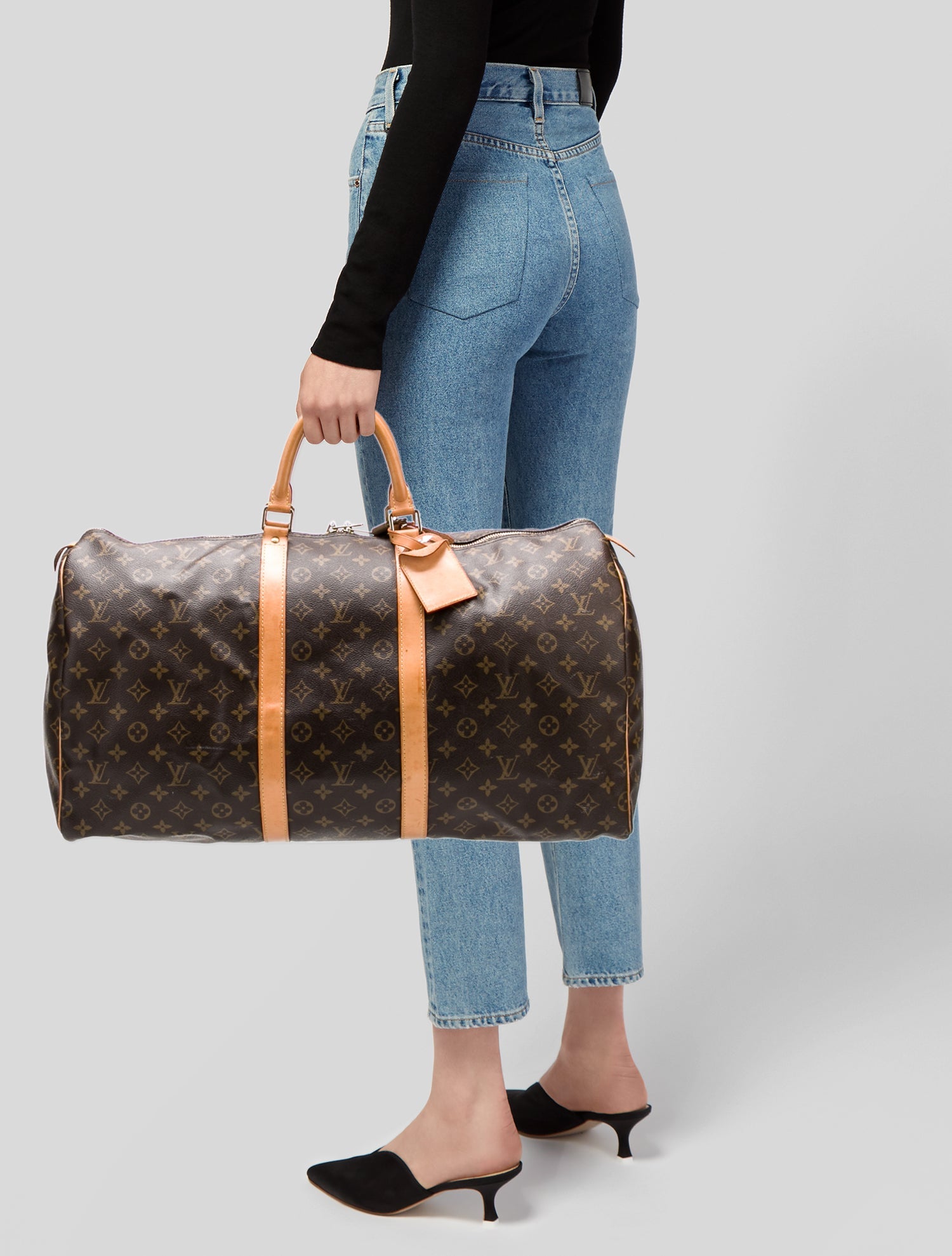 Louis Vuitton LV Monogram Keepall 55