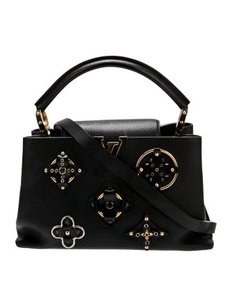 Louis Vuitton Leather Mechanical Flowers Capucines PM