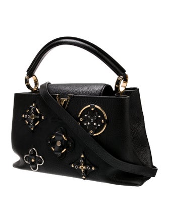 Louis Vuitton Leather Mechanical Flowers Capucines PM