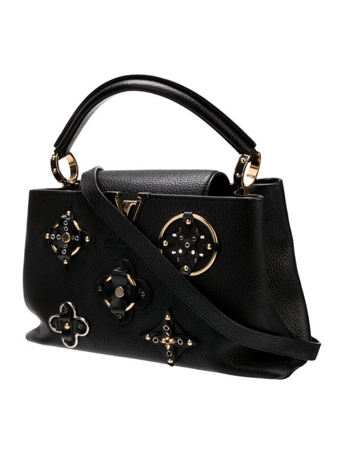 Louis Vuitton Leather Mechanical Flowers Capucines PM