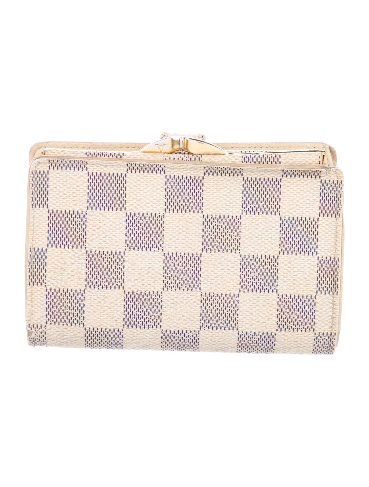 Louis Vuitton 2007 Damier Azur Pattern French Purse