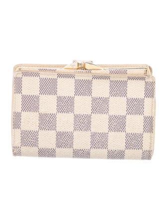 Louis Vuitton 2007 Damier Azur Pattern French Purse