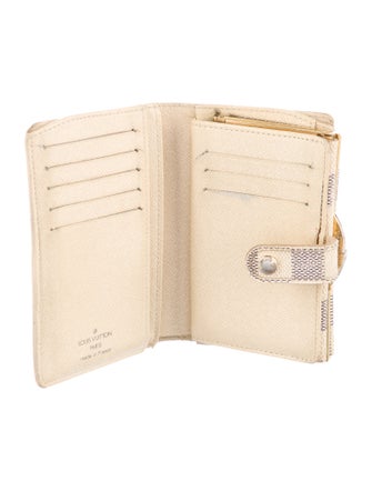 Louis Vuitton 2007 Damier Azur Pattern French Purse