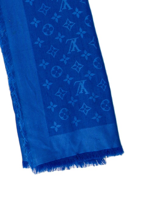 Louis Vuitton Silk Monogram Pattern Shawl