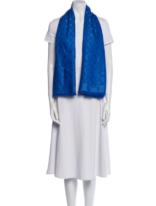 Louis Vuitton Silk Monogram Pattern Shawl