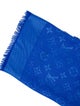 Louis Vuitton Silk Monogram Pattern Shawl