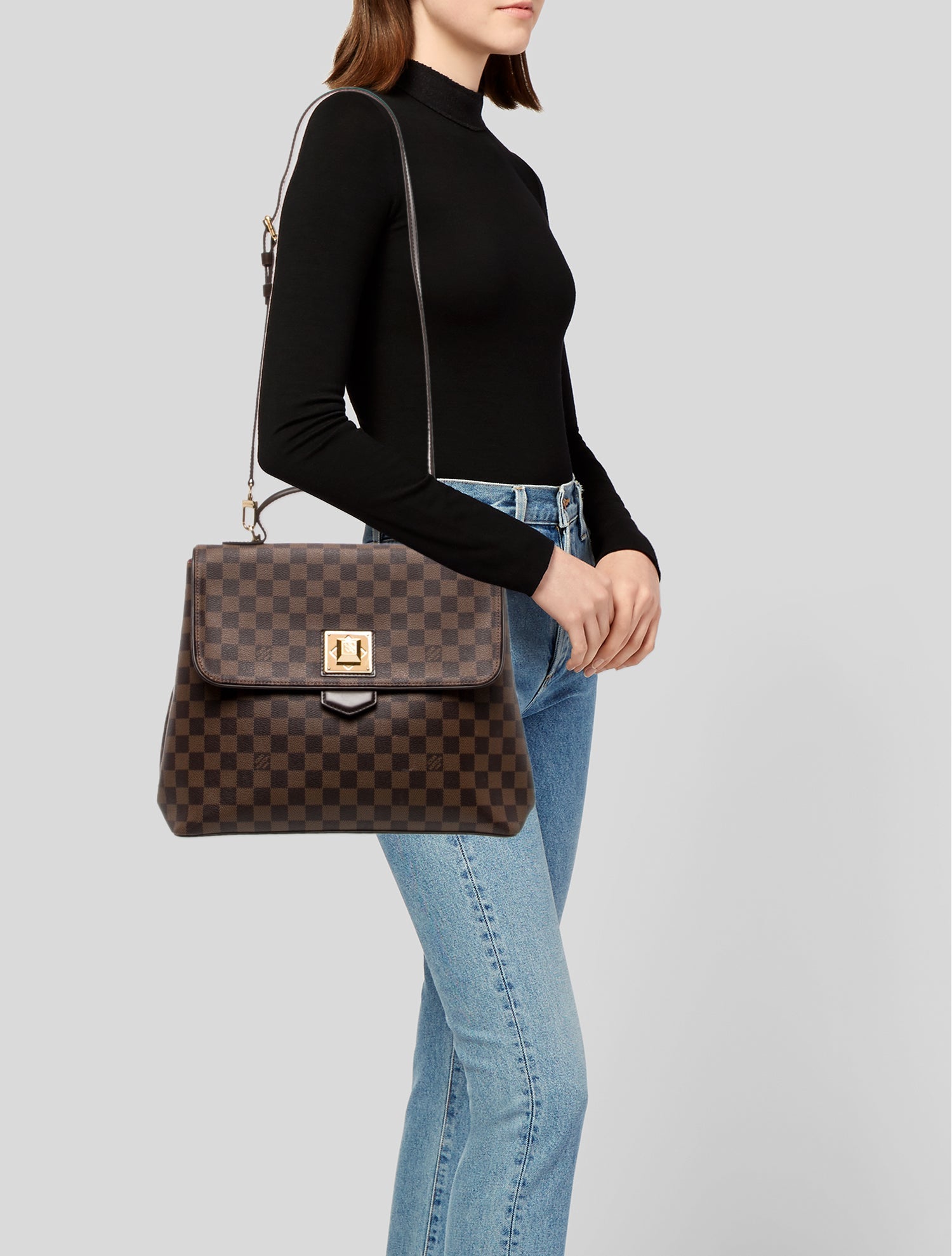 Louis Vuitton Damier Ebene Bergamo MM