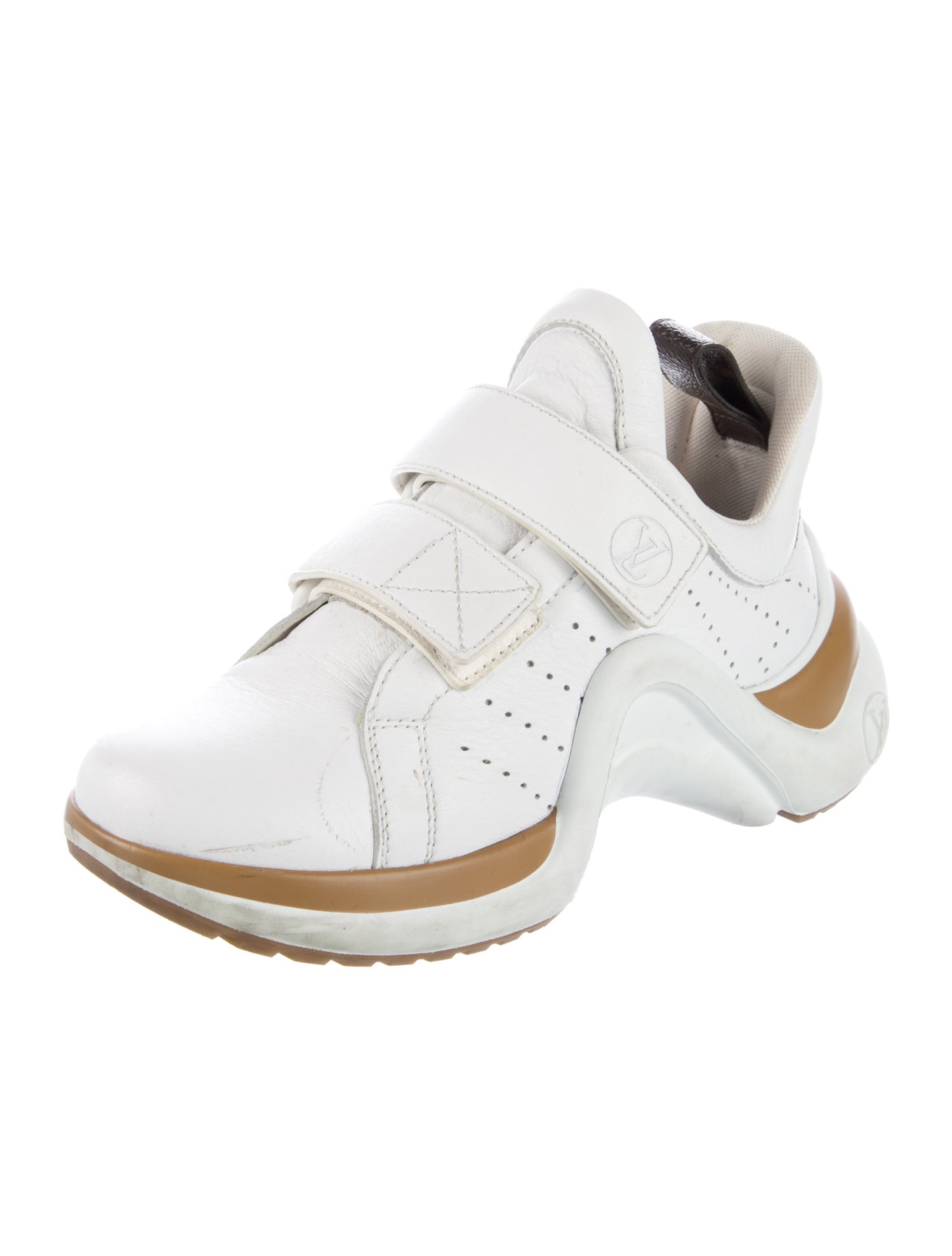 Louis Vuitton LV Monogram Leather Chunky Sneakers