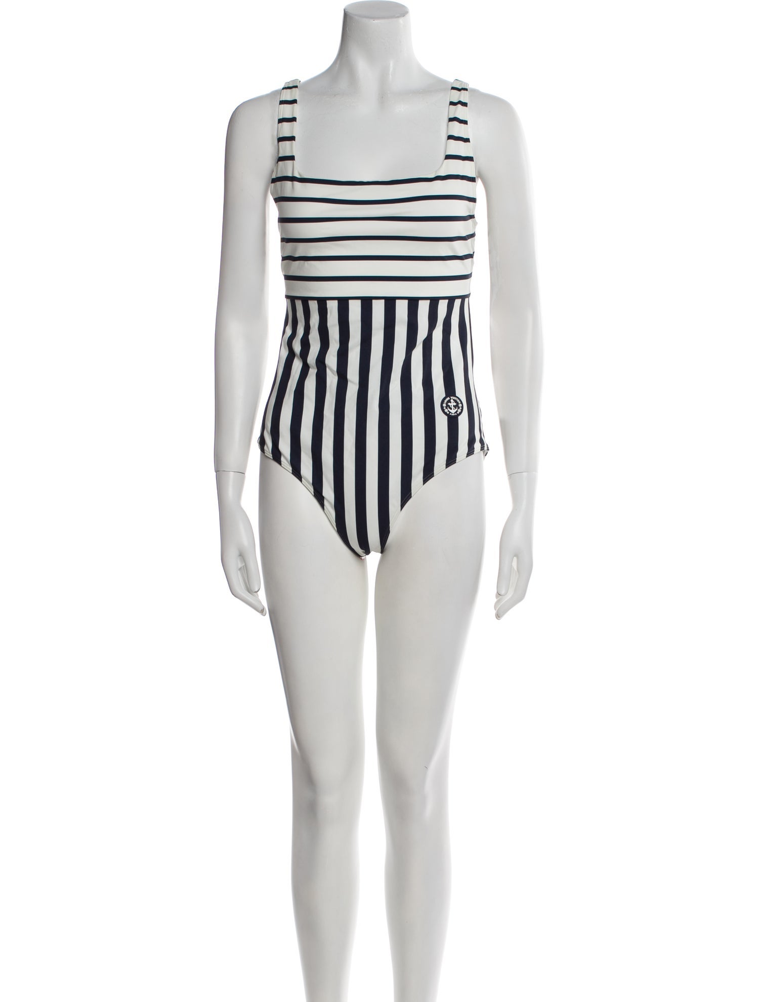 Louis Vuitton 2024 Striped One-Piece w/ Tags