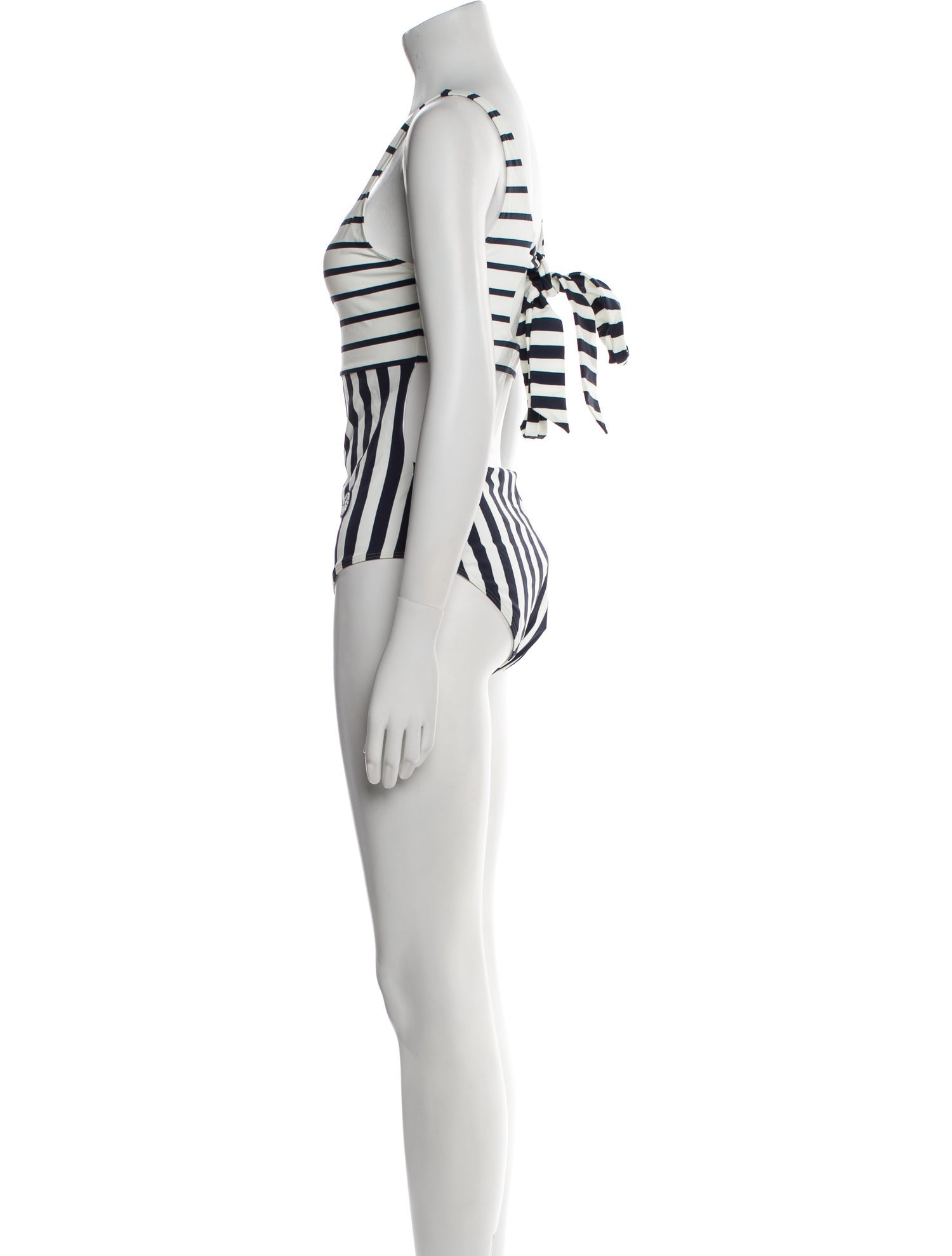 Louis Vuitton 2024 Striped One-Piece w/ Tags