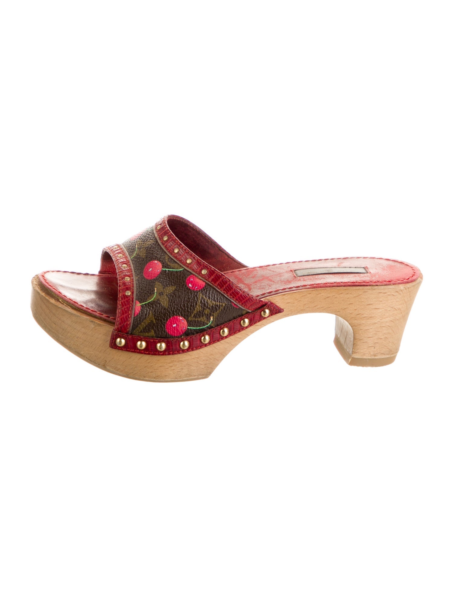 Louis Vuitton Vintage LV Monogram Slides