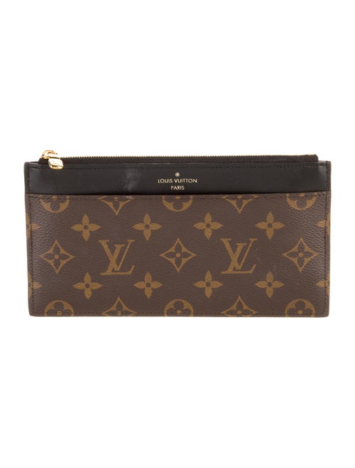 Louis Vuitton LV Monogram Coated Canvas Slim Purse