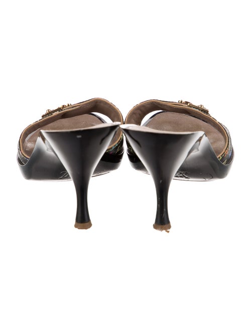 Louis Vuitton Multicolore Monogram Pattern Slides