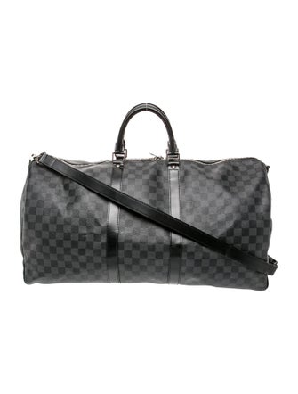 Louis Vuitton Damier Graphite Keepall Bandouliere 55