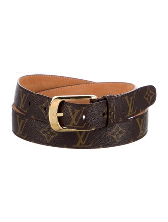 Louis Vuitton 1999 Monogram Ellipse Belt Belt