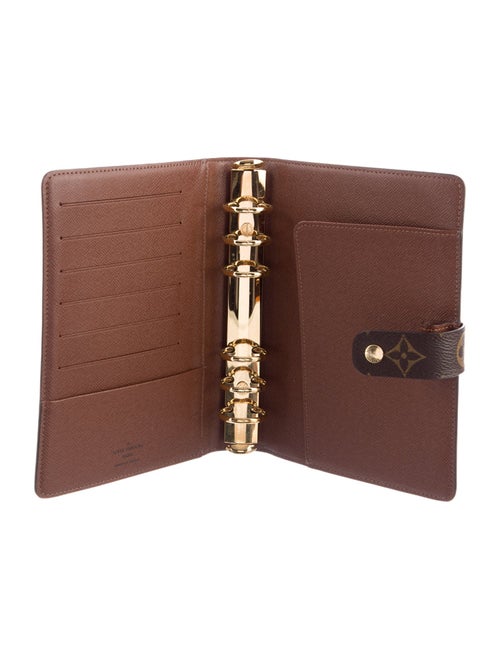 Louis Vuitton Monogram Medium Ring Agenda Cover