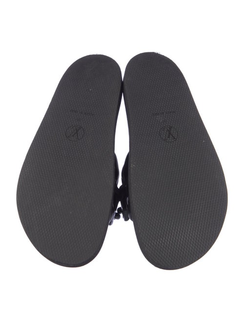 Louis Vuitton LV Monogram Leather Slides