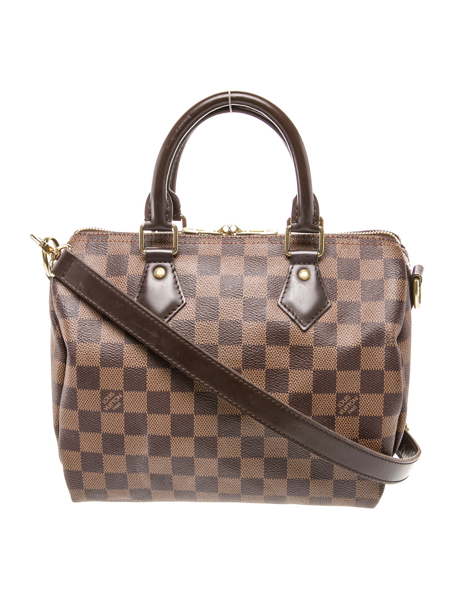 Louis Vuitton Damier Ebene Speedy Bandouliere 25