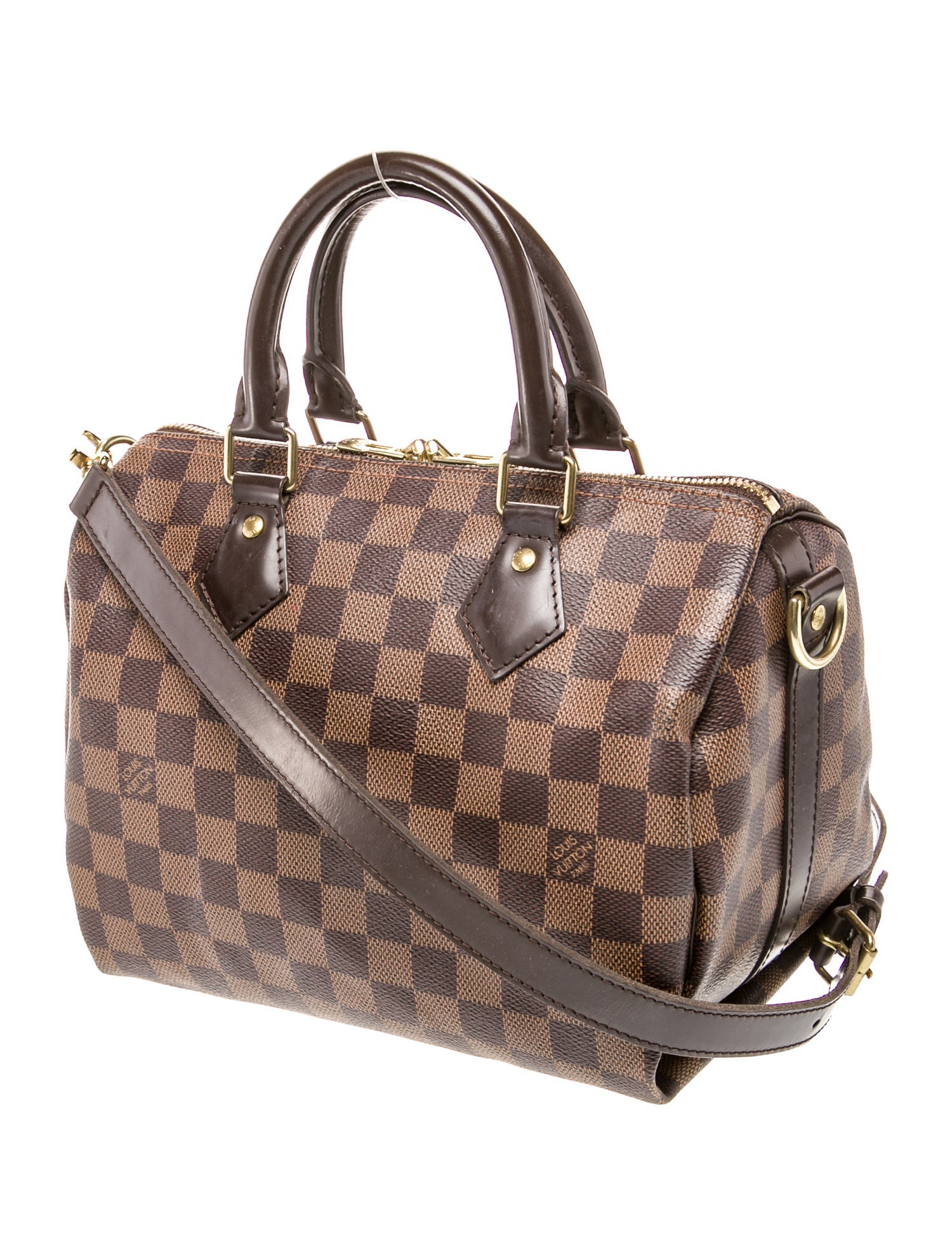 Louis Vuitton Damier Ebene Speedy Bandouliere 25