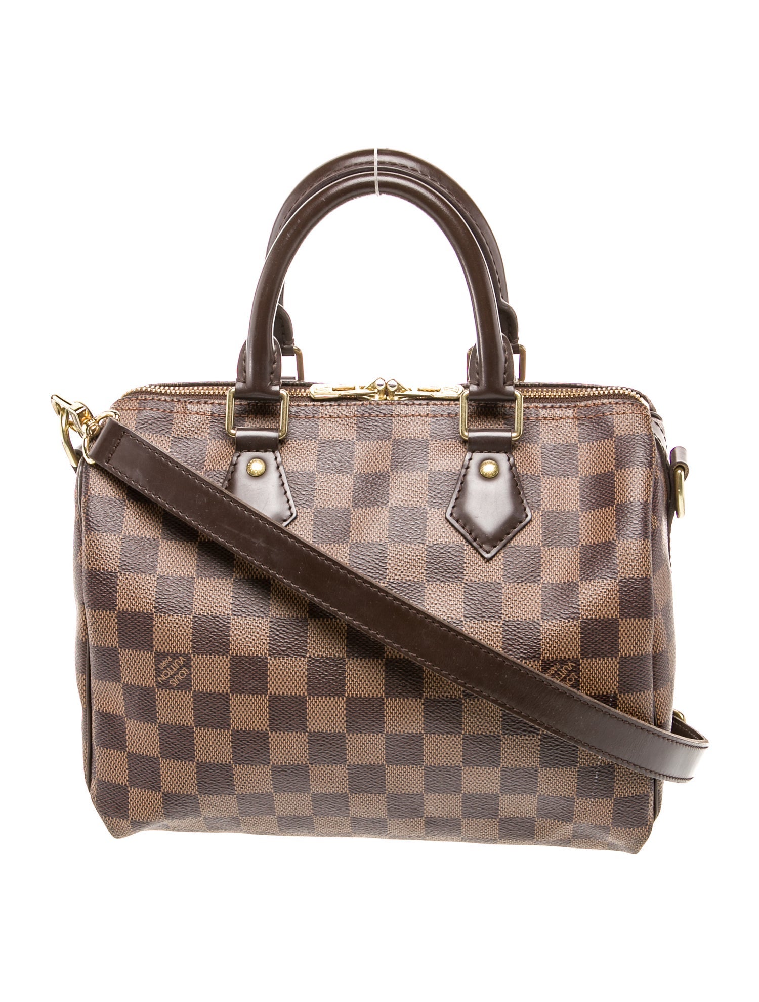 Louis Vuitton Damier Ebene Speedy Bandouliere 25