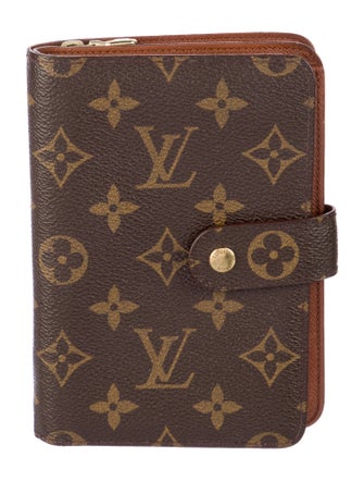 Louis Vuitton LV Monogram Coated Canvas Porte-Papier Zippé Wallet