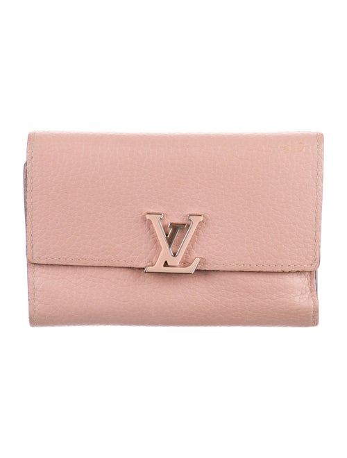 Louis Vuitton 2016 Taurillon Leather Capucines Compact Wallet