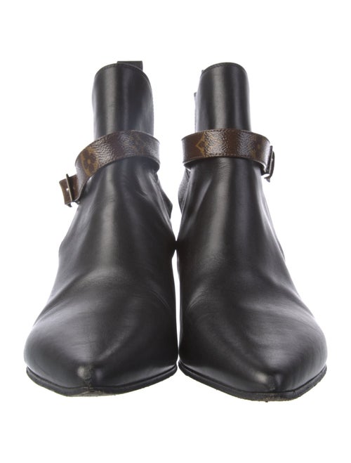 Louis Vuitton LV Monogram Leather Chelsea Boots