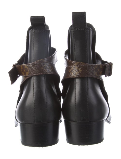 Louis Vuitton LV Monogram Leather Chelsea Boots