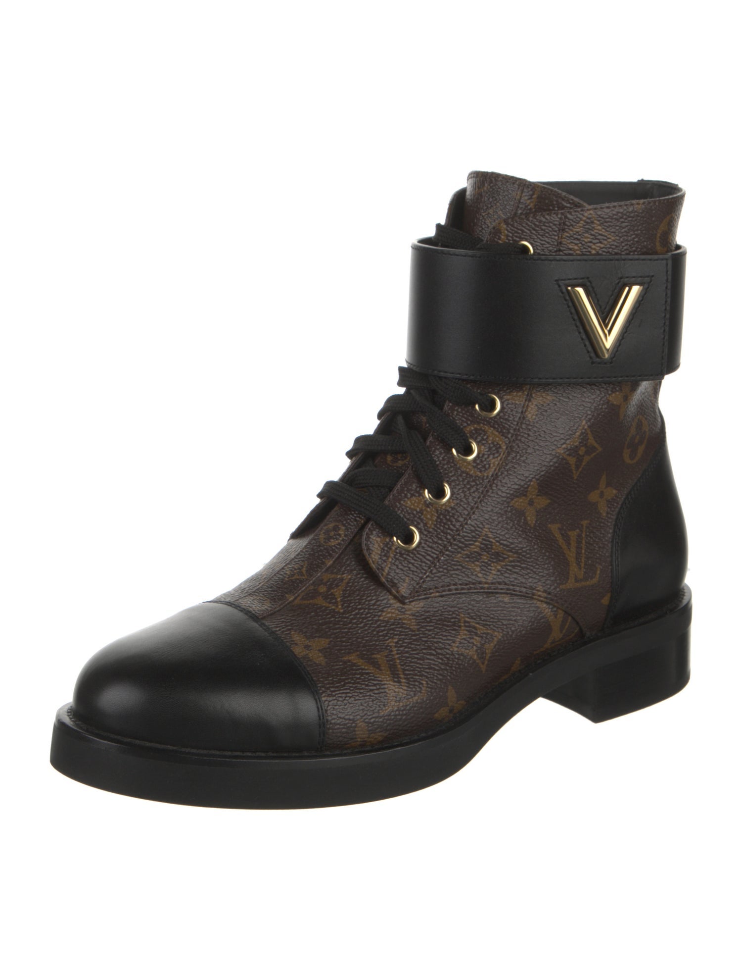 Louis Vuitton LV Monogram Combat Boots