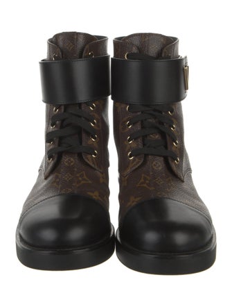 Louis Vuitton LV Monogram Combat Boots