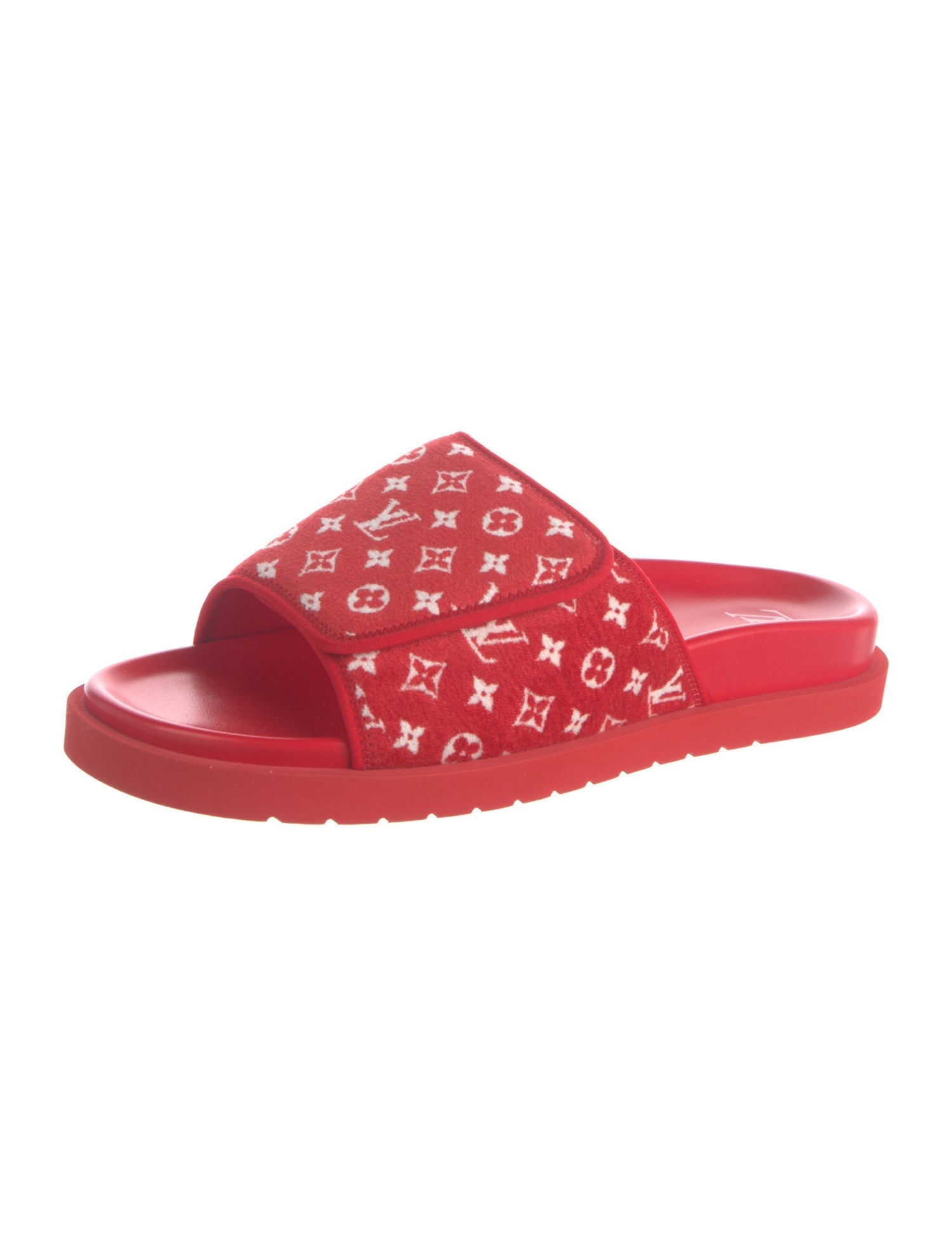 Louis Vuitton LV Monogram Terry Cloth Slides