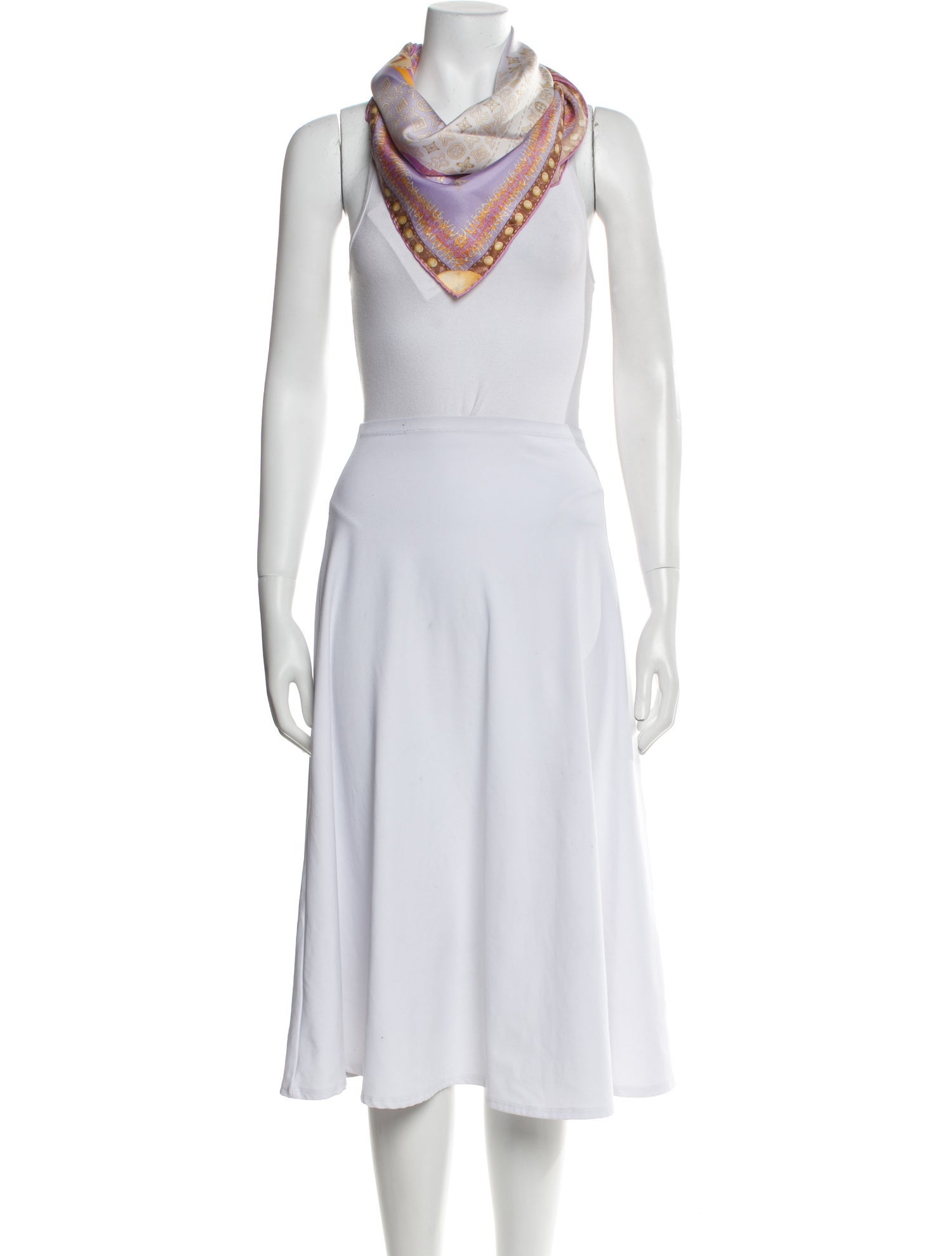 Louis Vuitton World Map Silk Scarf