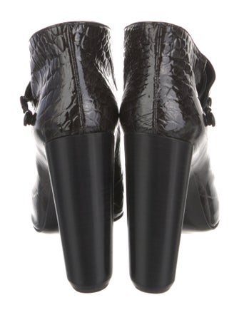 Louis Vuitton Embossed Patent Leather Boots