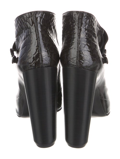 Louis Vuitton Embossed Patent Leather Boots